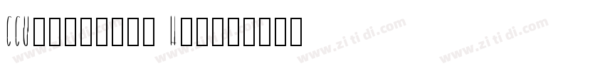 CCUitimatum Heavy字体转换